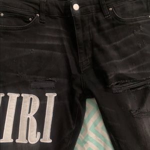 Amiri black jeans